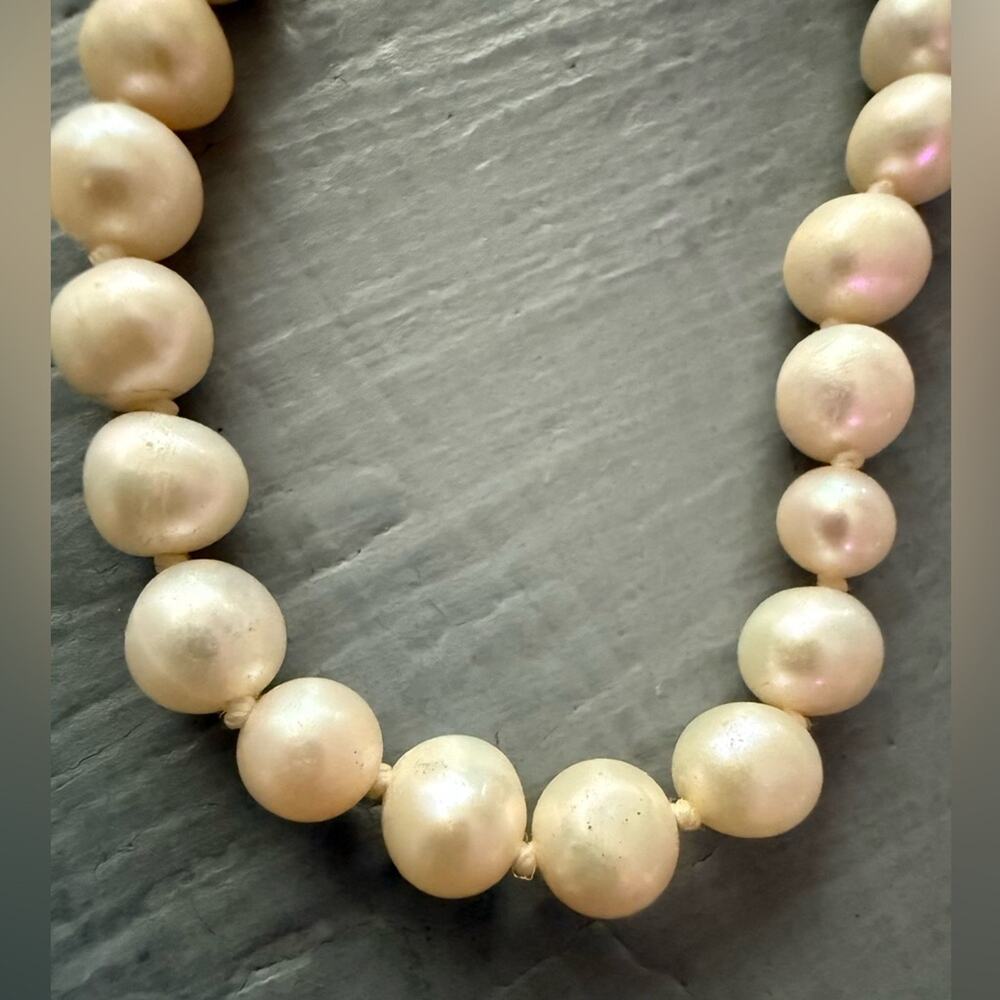 String Of Pearls 925 Sterling Silver Bracelet - Picture 5 of 6